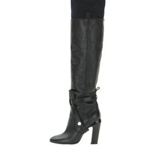 Fendi Diana Over-the-Knee Leather Boot - Worn 1X